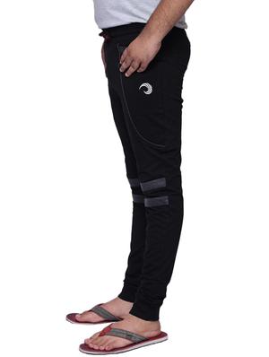 black cotton track pant - 12204905 - Standard Image - 2