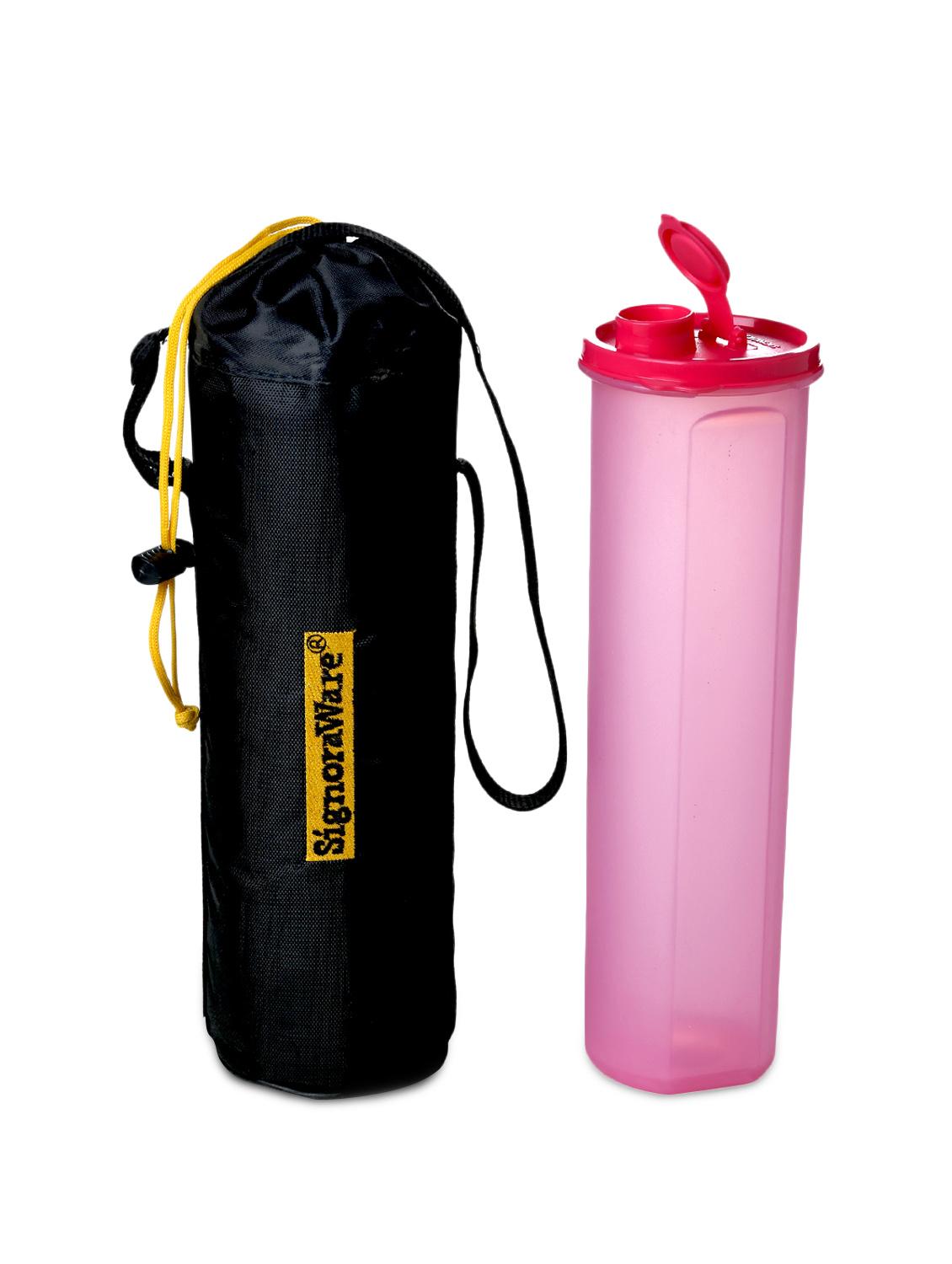 Pink Plastic Bottle And Jug (with Bag) - By
