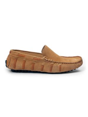 tan leather slip on loafers - 12247499 - Standard Image - 2