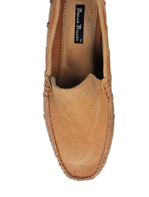 tan leather slip on loafers - 12247499 - Standard Image - 5