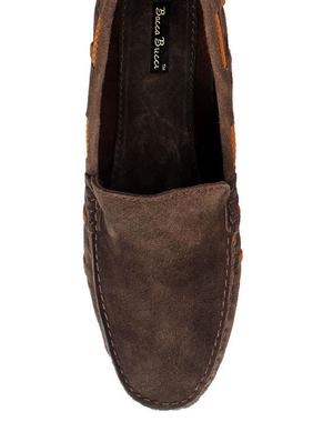 brown leather slip on loafers - 12247500 - Standard Image - 5