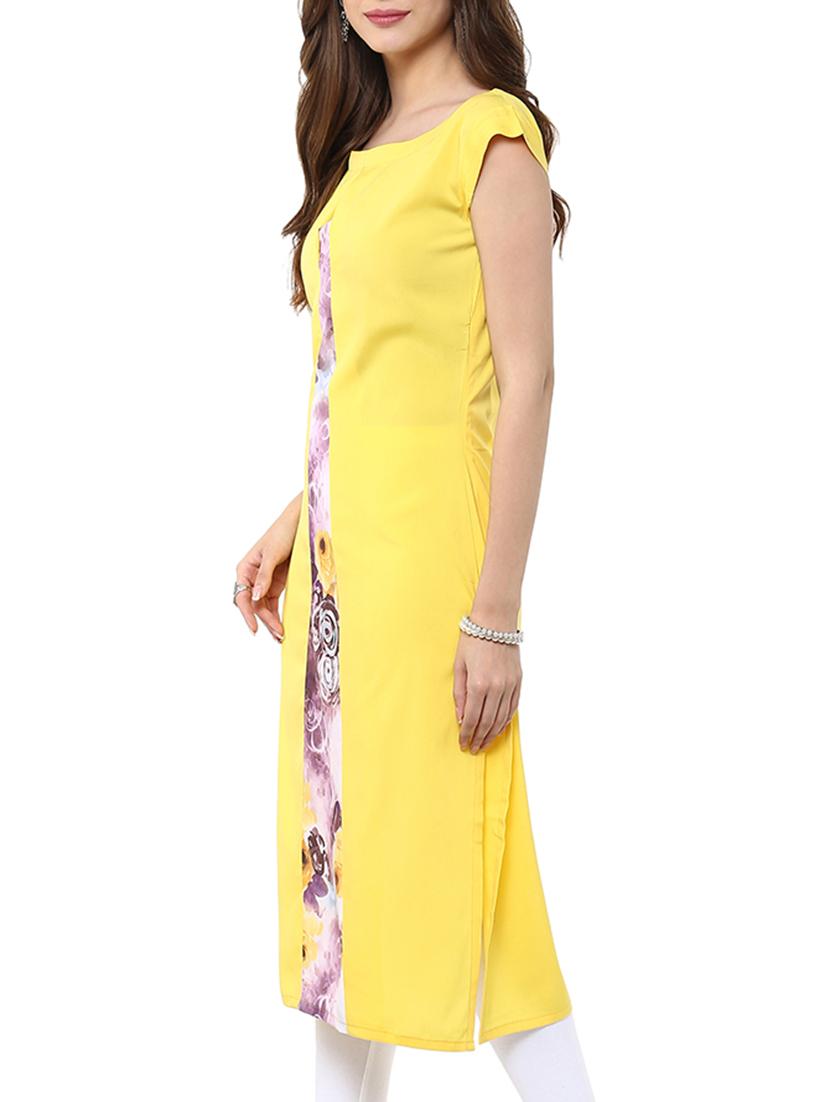 printed straight kurta - 12266563 - Zoom Image - 2