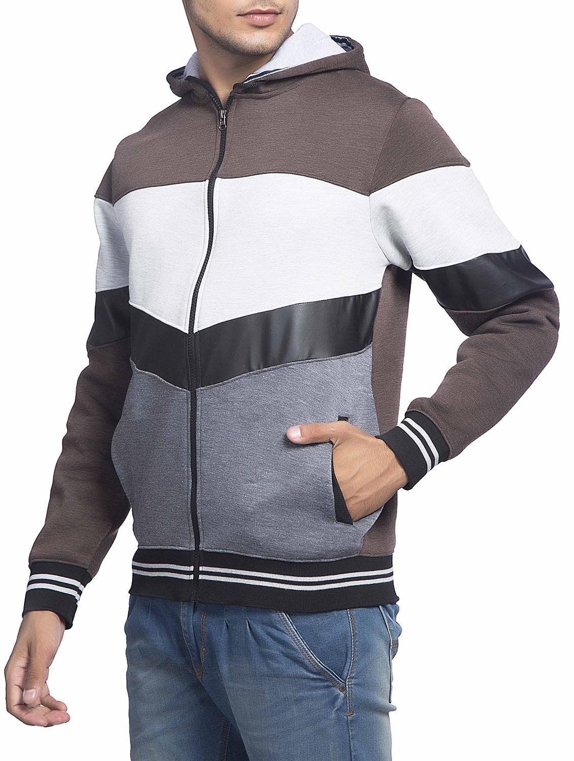 colour block cotton sweatshirt - 12275741 - Zoom Image - 2