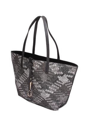 multi braided leatherette tote - 12333673 - Standard Image - 5