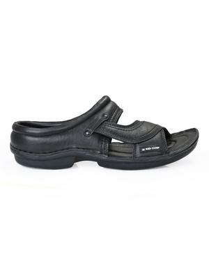 red chief black casual sandals - 12337640 - Standard Image - 2