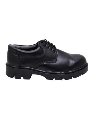 black Leather lace up boot - 12340968 - Standard Image - 2
