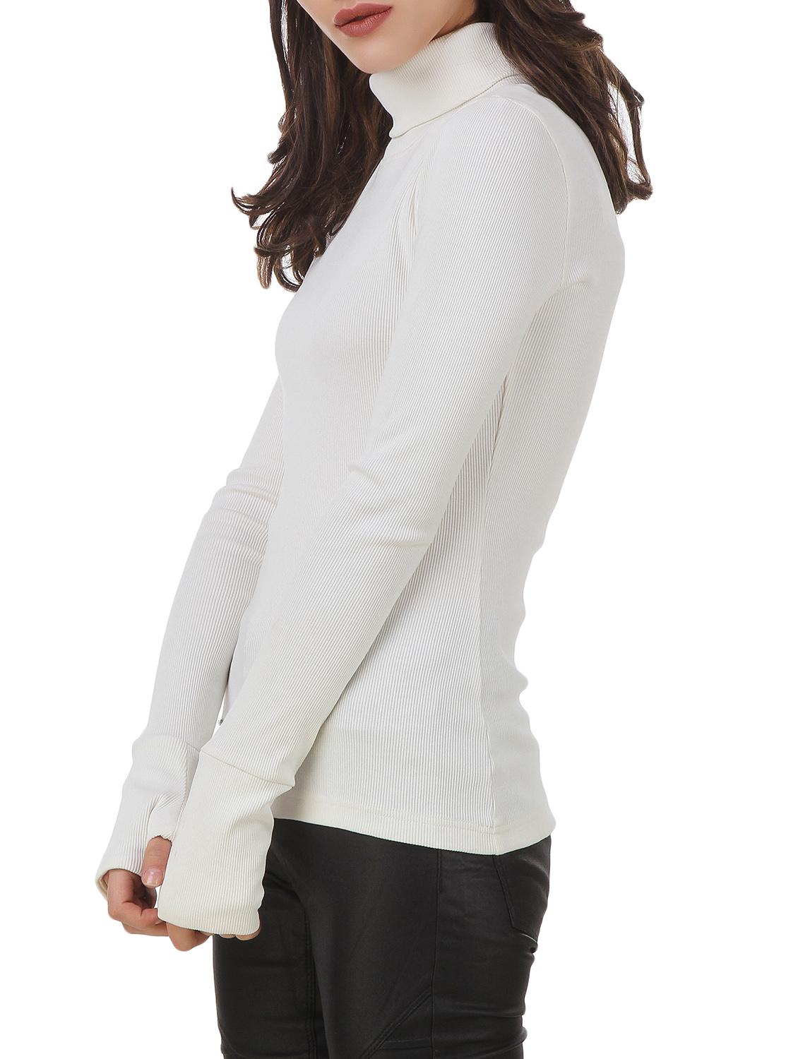 white cotton sweatshirt - 12375448 - Zoom Image - 2