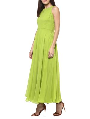 fit and flare gown dress - 12392067 - Standard Image - 2