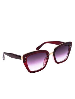 stacle designer squared cat-eye sunglasses (red) (std15101) - 12394316 - Standard Image - 2