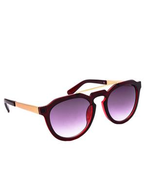 stacle distinctive retro round sunglasses (red) (std1583) - 12394338 - Standard Image - 2