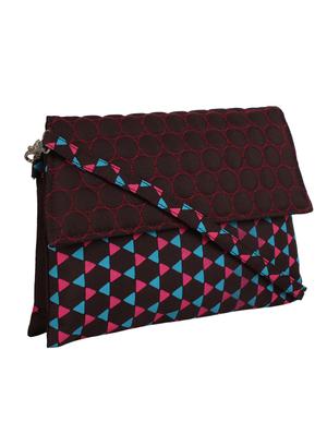multi printed polyester sling bag - 12403144 - Standard Image - 5