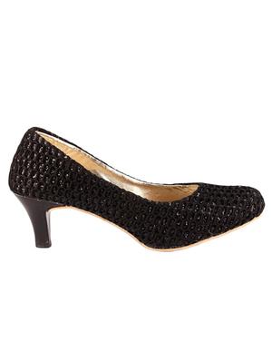 black mesh pump - 12407609 - Standard Image - 2