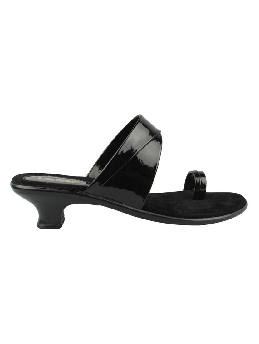 black one toe sandal - 12415792 - Zoom Image - 2