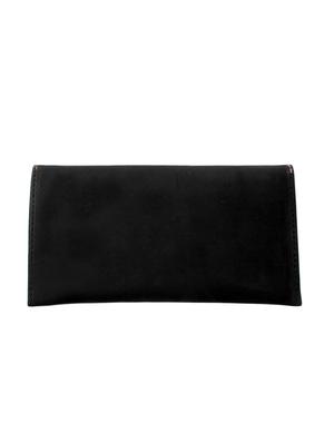 black leather envelope clutch - 12416925 - Standard Image - 2