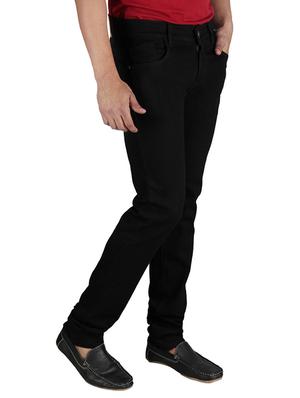black denim plain jeans - 12420503 - Standard Image - 2