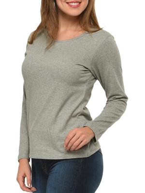 grey cotton tee - 12420596 - Standard Image - 2