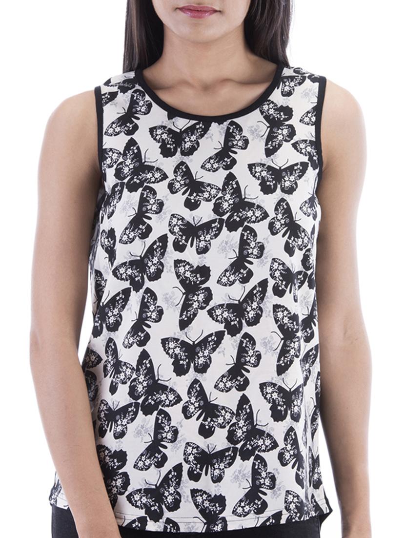 set of 2 round neck printed top - 12442173 - Zoom Image - 2