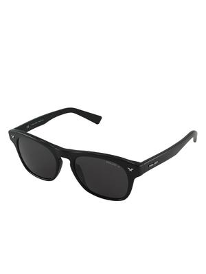black plastic wayfarer men sunglass - 12442252 - Standard Image - 2