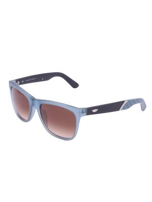 blue plastic wayfarer men sunglass - 12442256 - Standard Image - 2