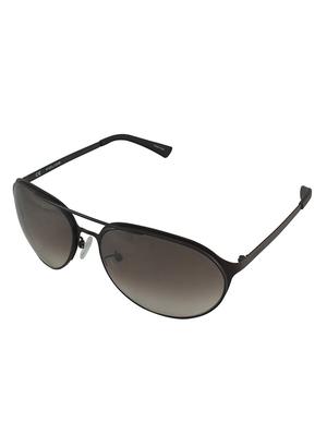 brown metal aviator men sunglass - 12442271 - Standard Image - 2