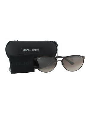 brown metal aviator men sunglass - 12442271 - Standard Image - 5