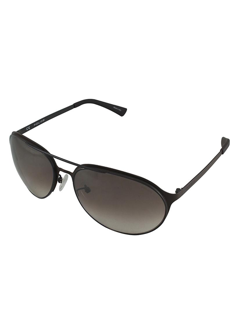 brown metal aviator men sunglass - 12442271 - Zoom Image - 2