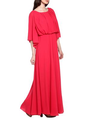 gather detail blouson maxi dress - 12449655 - Standard Image - 2