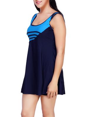 blue cotton functional swimsuit - 12449841 - Standard Image - 2