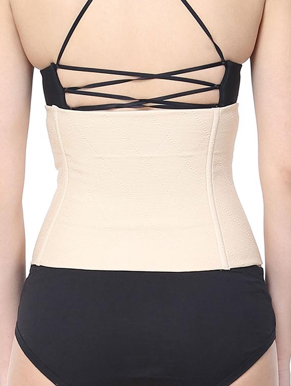 beige cotton shapewear - 12456006 - Zoom Image - 2
