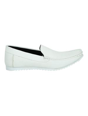 white color, slip on loafers - 12460952 - Standard Image - 2