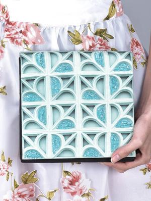 mint sequin embellished minaudiere - 1247598 - Standard Image - 2