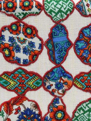 multicoloured patchwork detailed clutch - 1247599 - Standard Image - 5