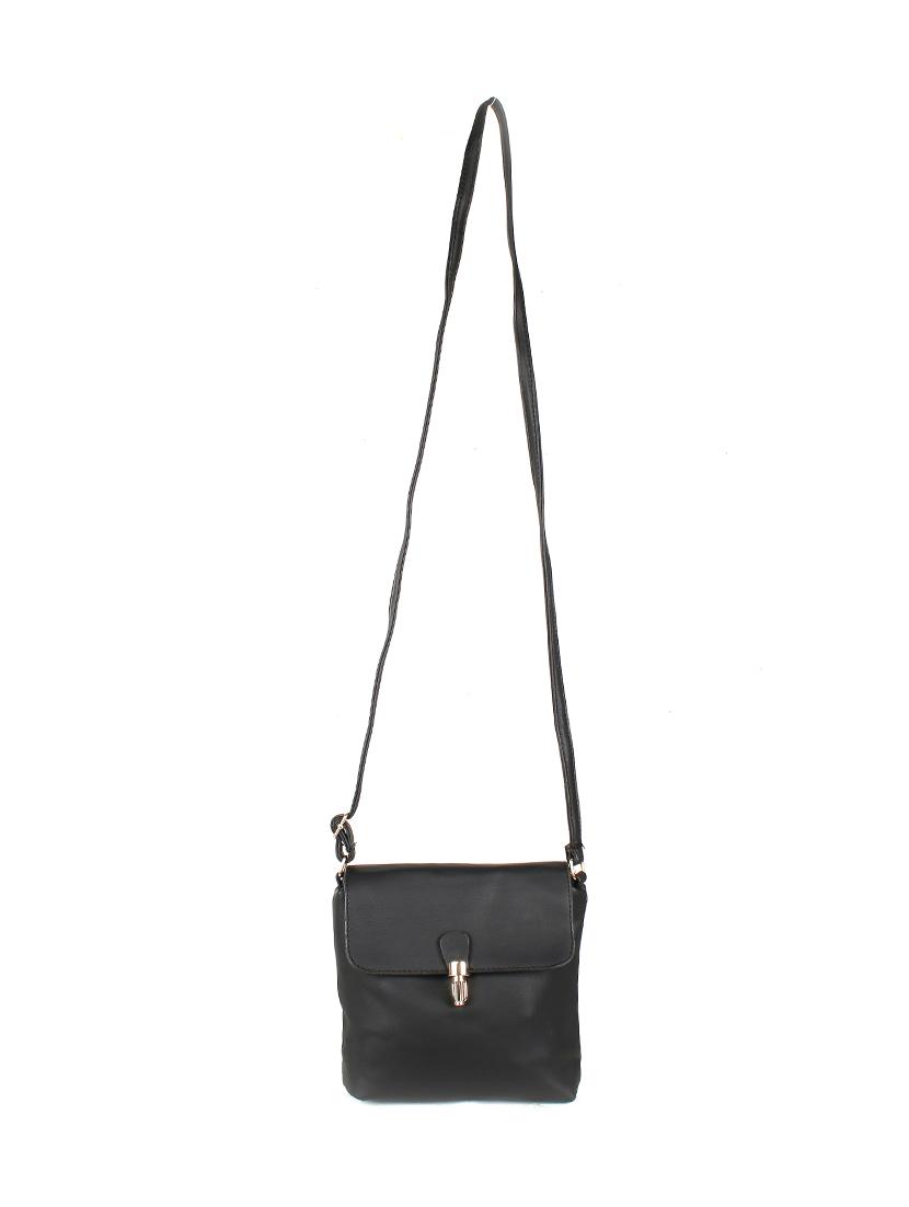 Black rexene sling bag - 12487098 - Zoom Image - 5