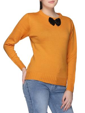 orange sequence acrylic pullover - 12512827 - Standard Image - 2