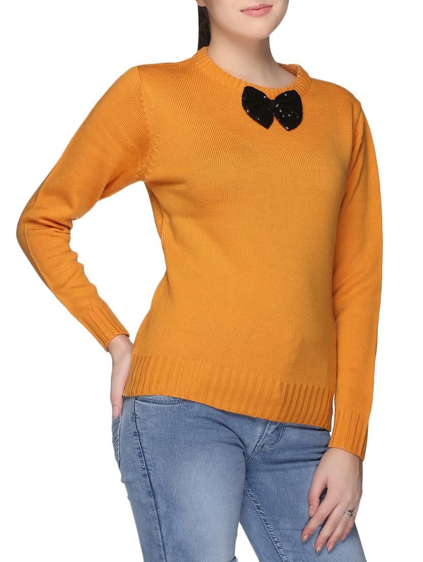 orange sequence acrylic pullover - 12512827 - Zoom Image - 2