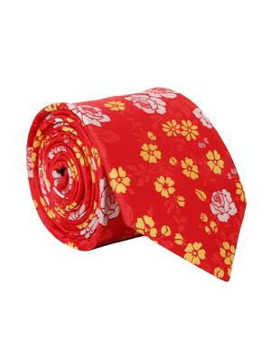 red polyester tie - 12523196 - Standard Image - 2
