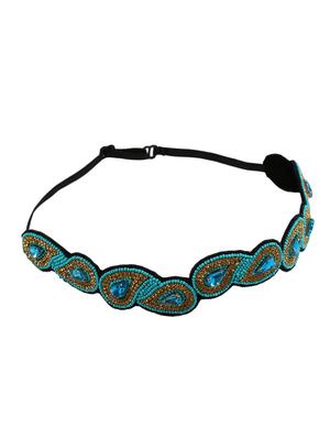 black paisley embellished head band - 12526954 - Standard Image - 2