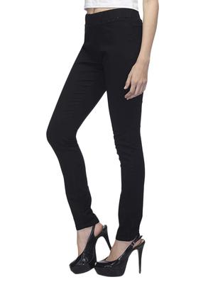 black denim jeggings - 12551796 - Standard Image - 2