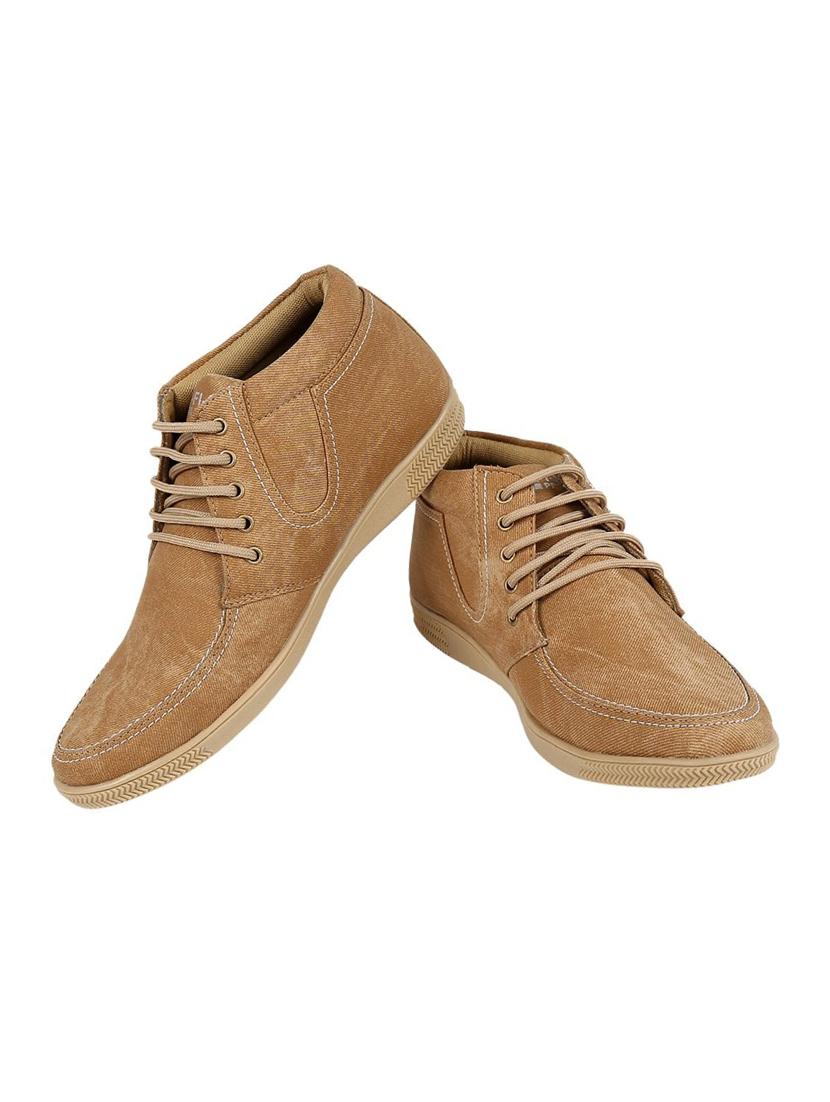 beige denim lace up sneakers - 12553549 - Zoom Image - 2