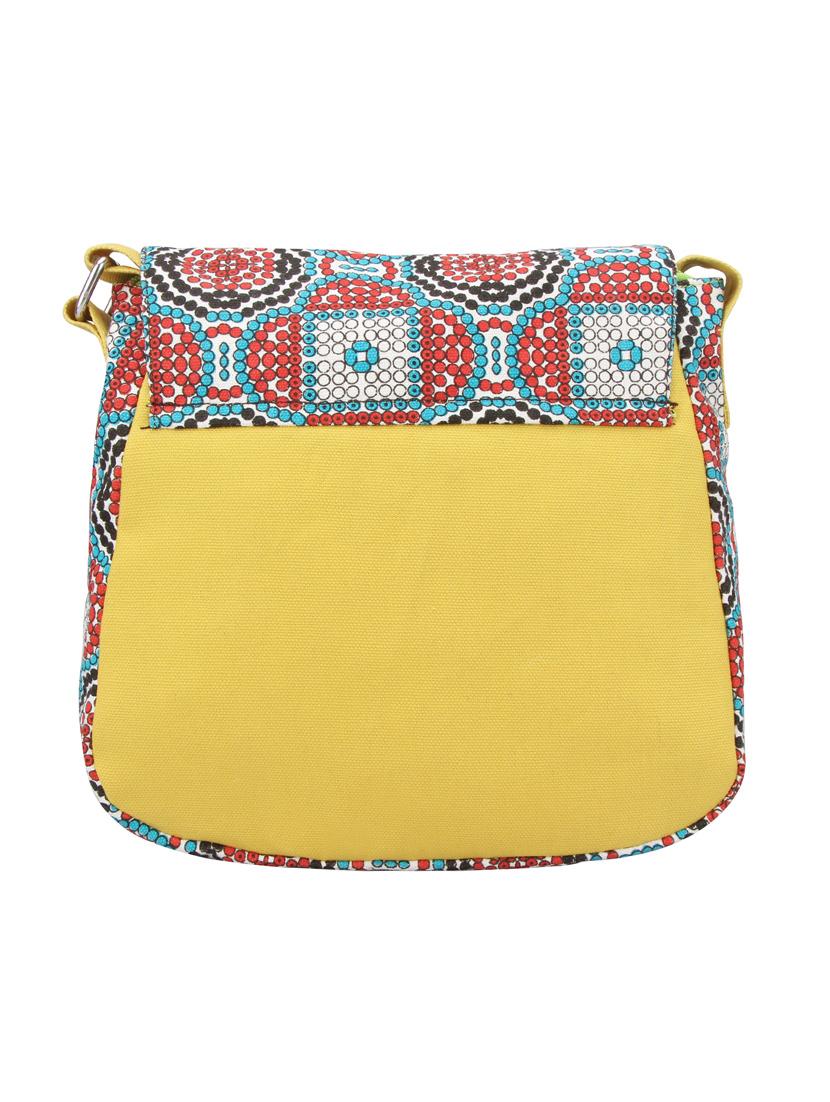 Multi canvas printed sling bag - 12562179 - Zoom Image - 2