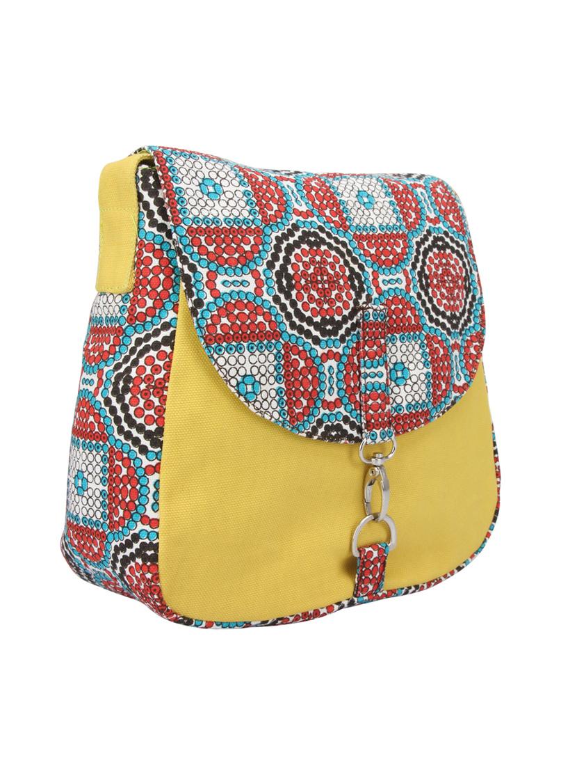 Multi canvas printed sling bag - 12562179 - Zoom Image - 5