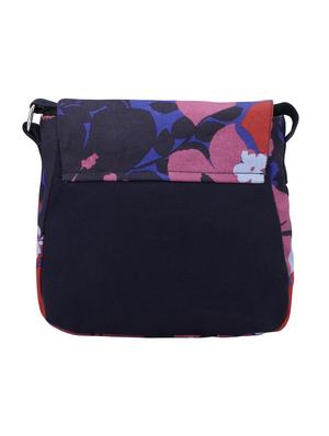 multi canvas floral printed sling bag - 12562180 - Standard Image - 2