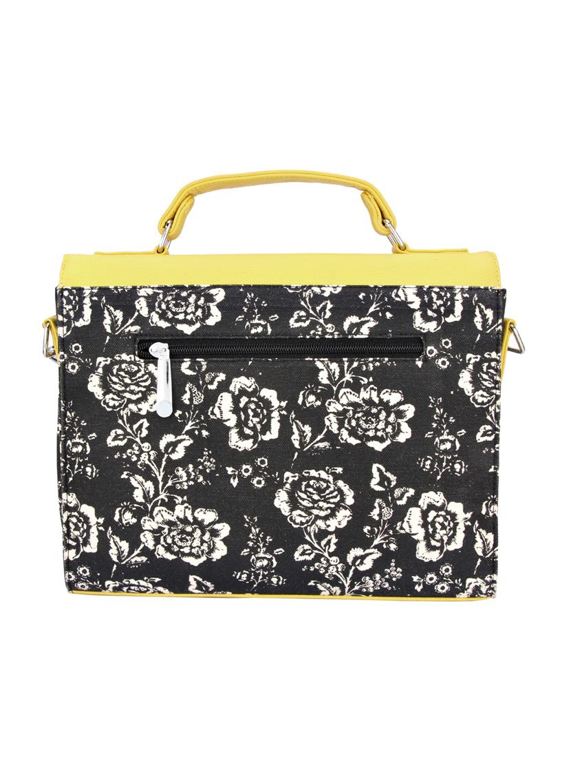 Multi canvas floral printed sling bag - 12562678 - Zoom Image - 2