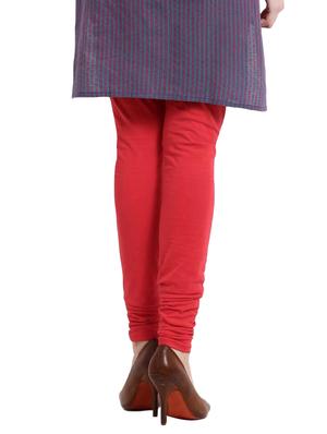 red cotton leggings - 12566225 - Standard Image - 2