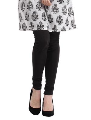 set of 3 black cotton leggings - 12566305 - Standard Image - 2
