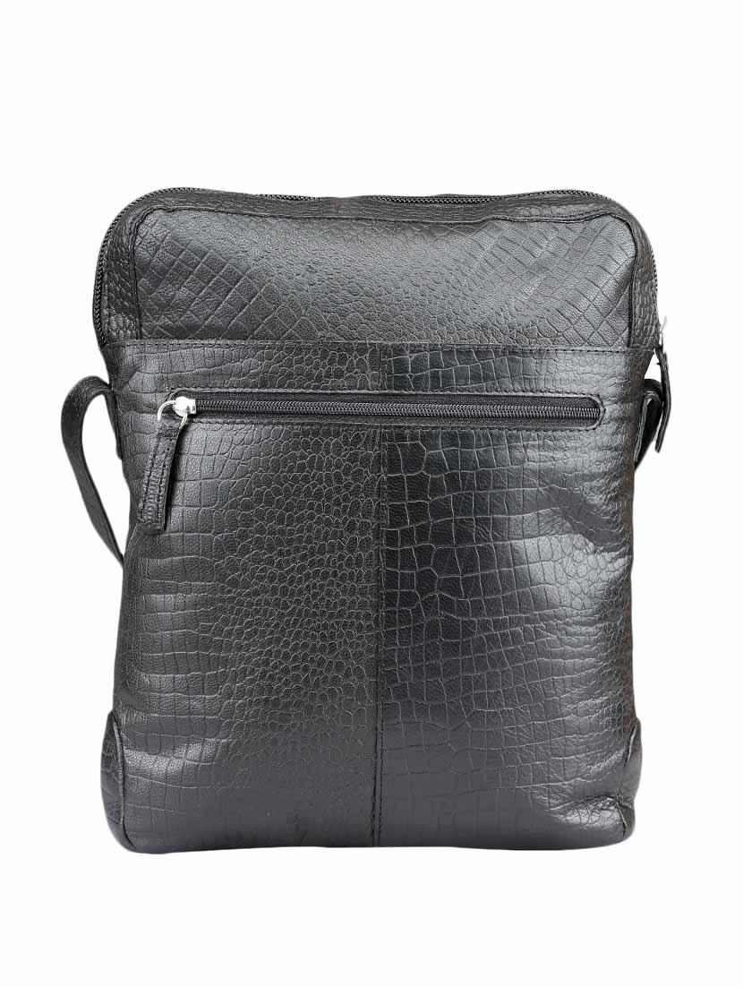 black leather sling bag - 12580975 - Zoom Image - 2