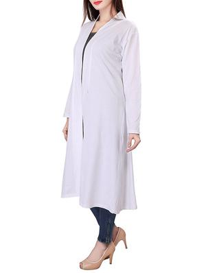 white viscose casual shrug - 12581063 - Standard Image - 2