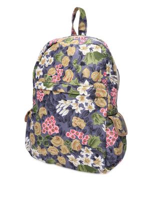 multicoloured cotton canvas printed backpack - 1258422 - Standard Image - 2