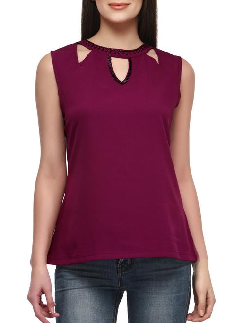 purple regular top - 12585815 - Standard Image - 1