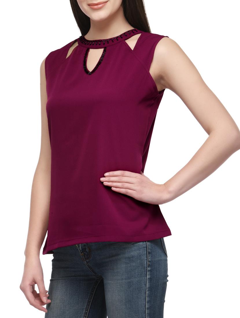 purple regular top - 12585815 - Zoom Image - 2